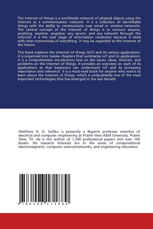 Produktbild: Internet Of Things and Its Applications