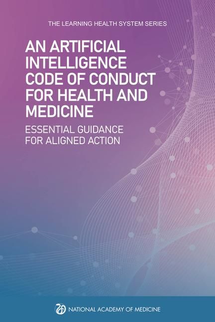 Produktbild: An Artificial Intelligence Code of Conduct for Health and Medicine
