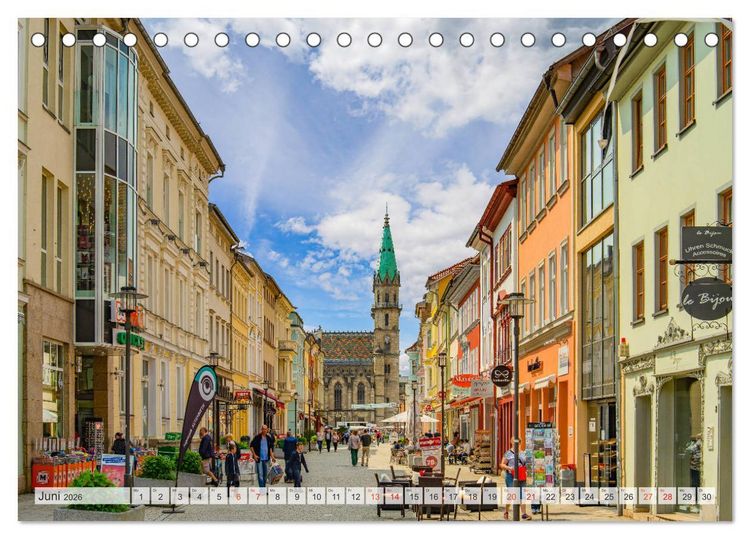 Produktbild: Meiningen Impressionen (Tischkalender 2026 DIN A5 quer), CALVENDO Monatskalender