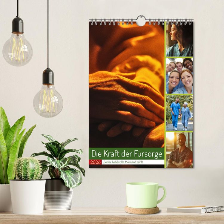 Produktbild: Die Kraft der F&uuml;rsorge (Wandkalender 2026 DIN A4 hoch), CALVENDO Monatskalender