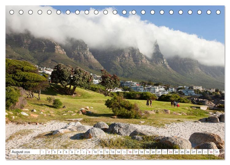 Produktbild: S&uuml;dafrika - Kapstadt (Tischkalender 2026 DIN A5 quer), CALVENDO Monatskalender