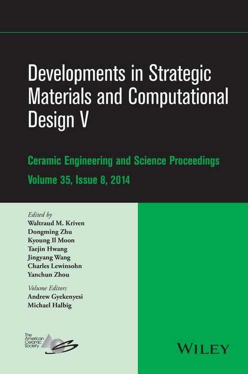 Produktbild: Developments in Strategic Materials and Computational Design V