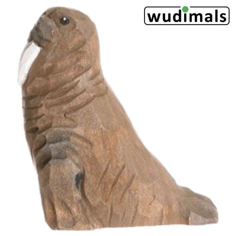 Produktbild: Wudimals A040809 - Walross, Walrus, handgeschnitzt aus Holz