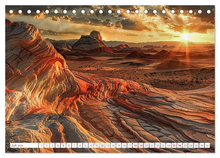 Produktbild: Formen und Farben der Natur (Tischkalender 2026 DIN A5 quer), CALVENDO Monatskalender
