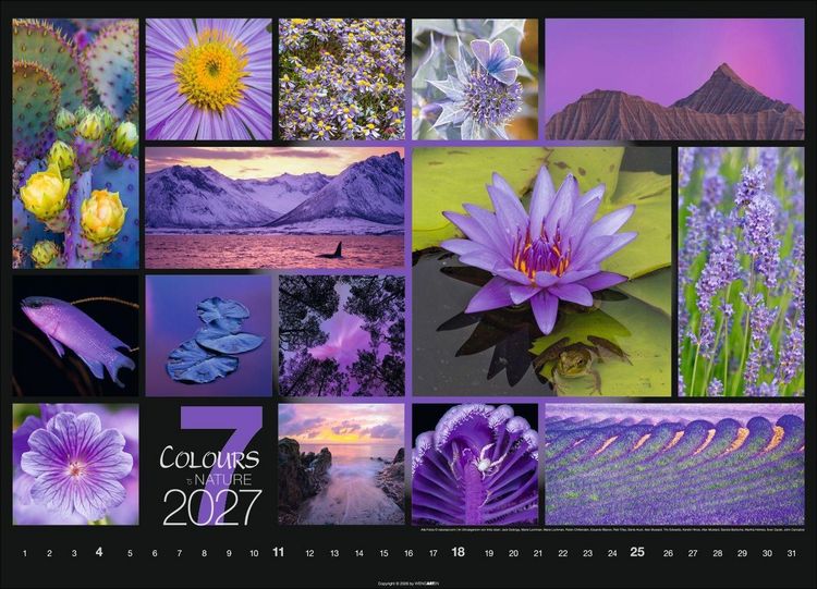 Produktbild: Colours of Nature Kalender 2027
