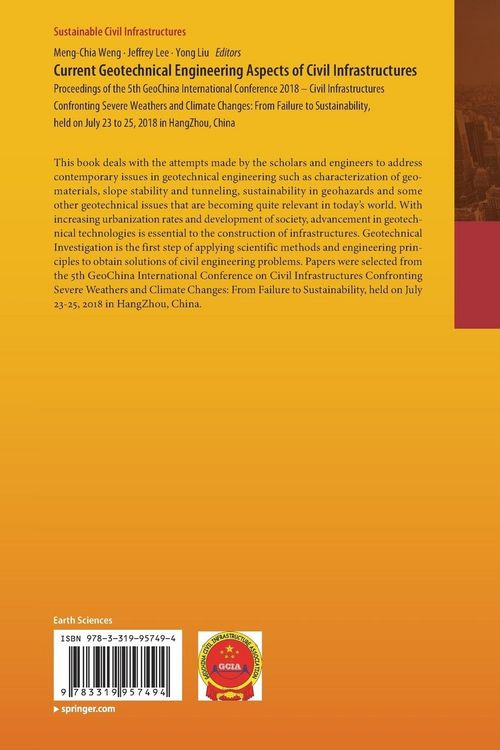 Produktbild: Current Geotechnical Engineering Aspects of Civil Infrastructures