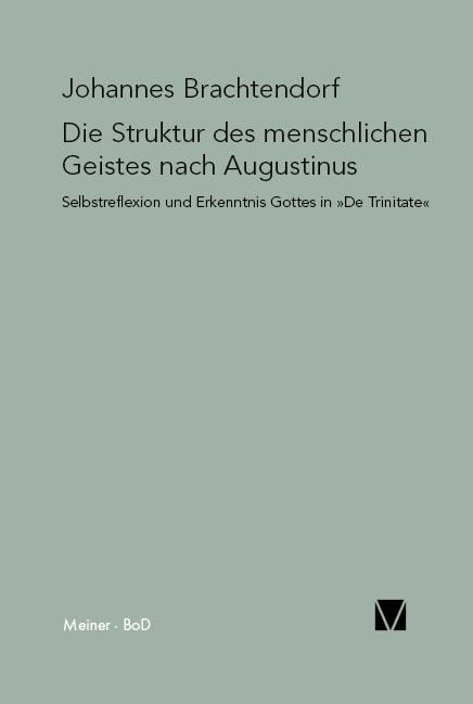Produktbild: Die Struktur des menschlichen Geistes nach Augustinus