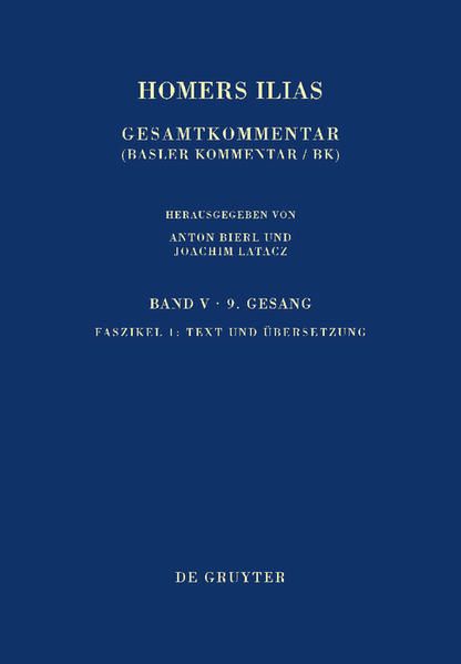 Produktbild: Homerus: Homers Ilias. Neunter Gesang / Text und &Uuml;bersetzung
