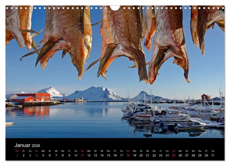 Produktbild: Norwegen (Wandkalender 2026 DIN A3 quer), CALVENDO Monatskalender