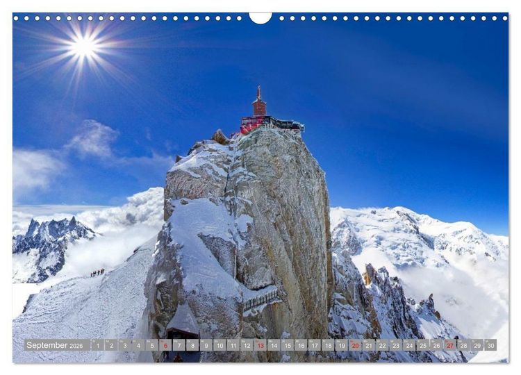 Produktbild: Mont Blanc - Krone der Alpen (Wandkalender 2026 DIN A3 quer), CALVENDO Monatskalender