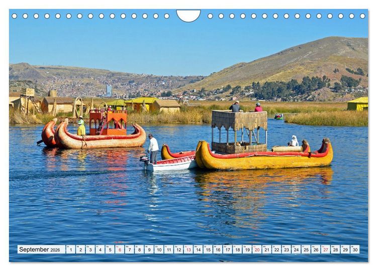 Produktbild: Faszination PERU, zwischen Anden und Regenwald (Wandkalender 2026 DIN A4 quer), CALVENDO Monatskalender