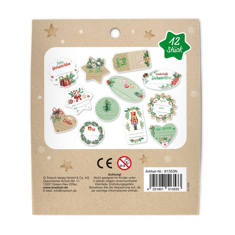 Produktbild: TR&Ouml;TSCH - Soft-Geschenksticker Weihnachtstraum