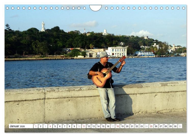 Produktbild: M&uacute;sica Cubana - Karibische Kl&auml;nge aus Kuba (Wandkalender 2026 DIN A4 quer), CALVENDO Monatskalender