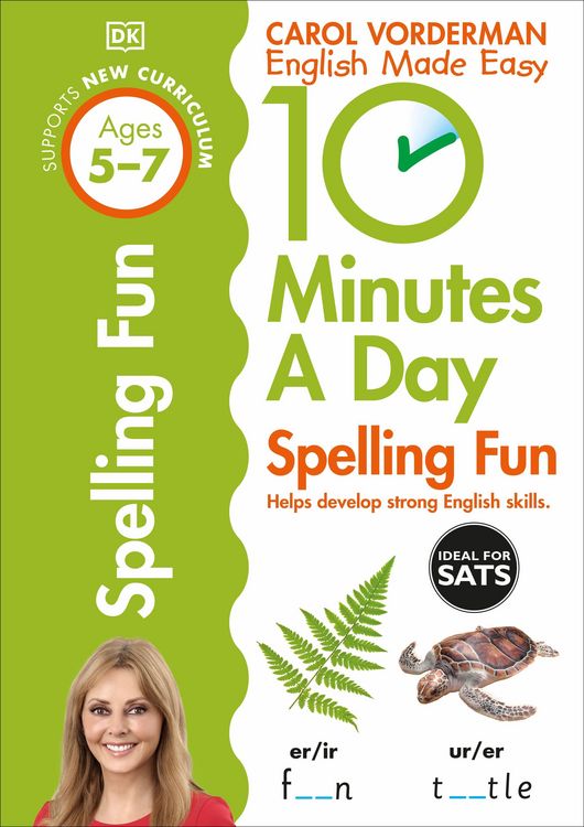 Produktbild: 10 Minutes A Day Spelling Fun, Ages 5-7 (Key Stage 1)