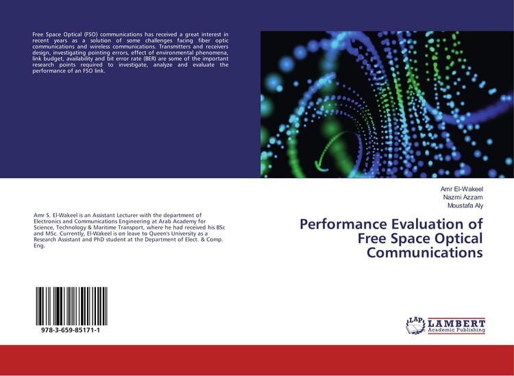 Produktbild: Performance Evaluation of Free Space Optical Communications