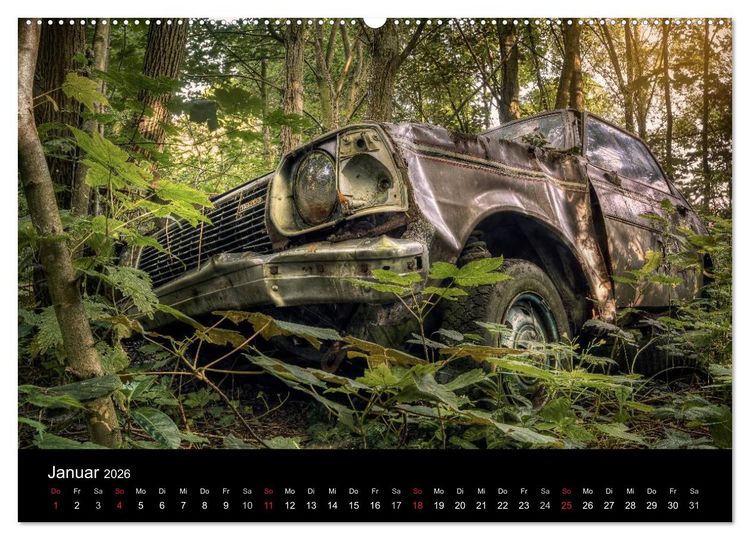 Produktbild: Rostlauben - vergessene Klassiker (Wandkalender 2026 DIN A2 quer), CALVENDO Monatskalender
