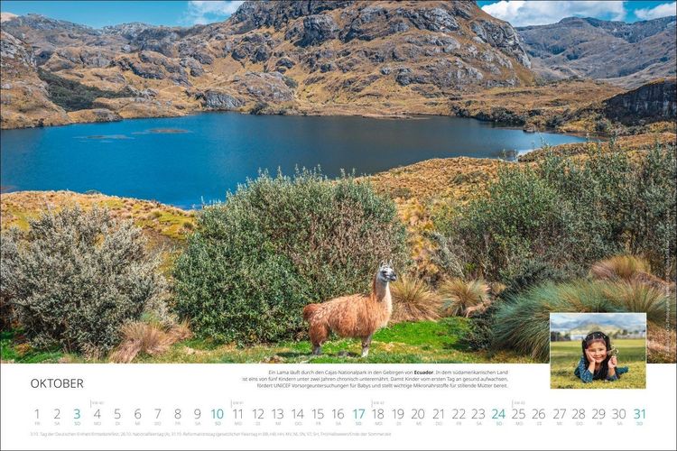 Produktbild: Unicef Posterkalender 2027