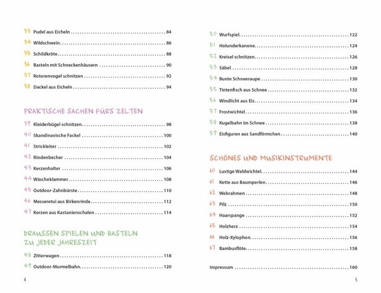 Produktbild: Das Outdoor-Bastelbuch