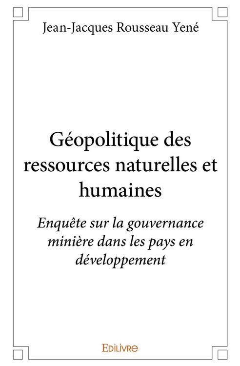 Produktbild: G&eacute;opolitique des ressources naturelles et humaines
