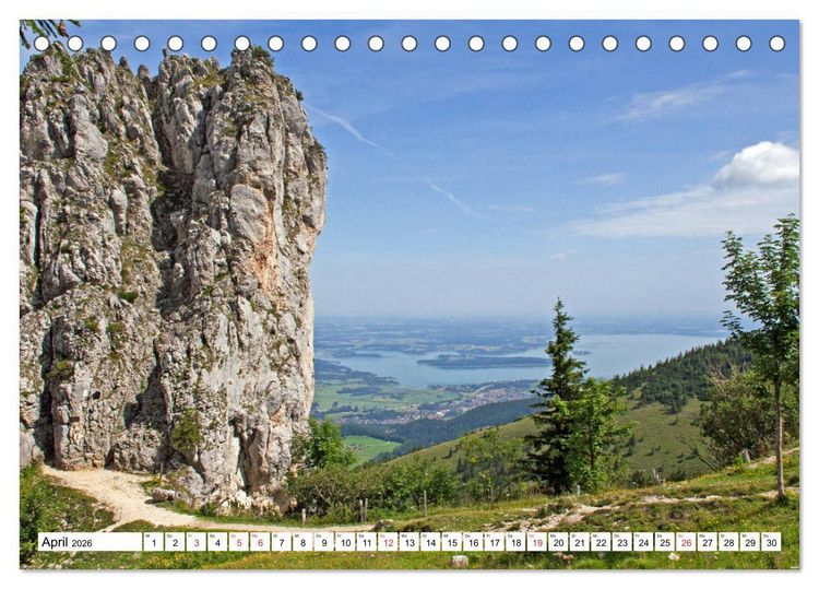 Produktbild: Chiemsee - Sommerferien am bayrischen Meer (Tischkalender 2026 DIN A5 quer), CALVENDO Monatskalender