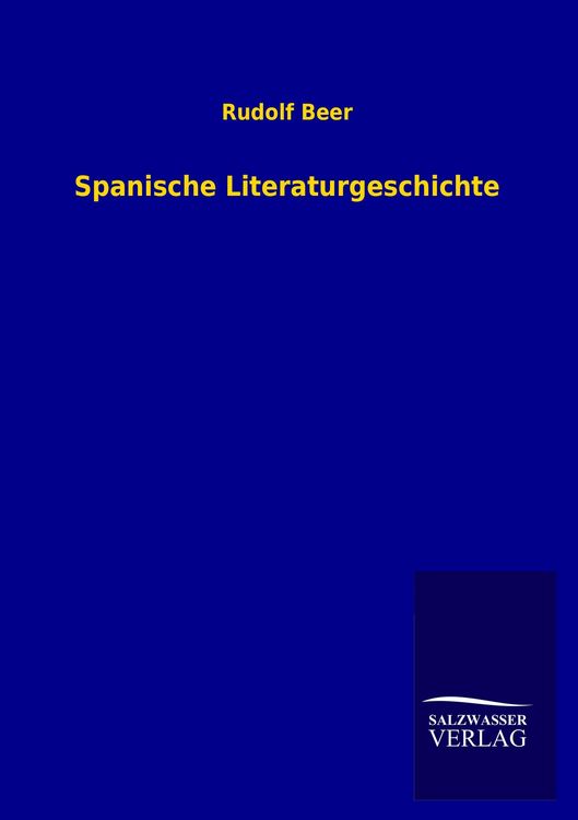 Produktbild: Spanische Literaturgeschichte