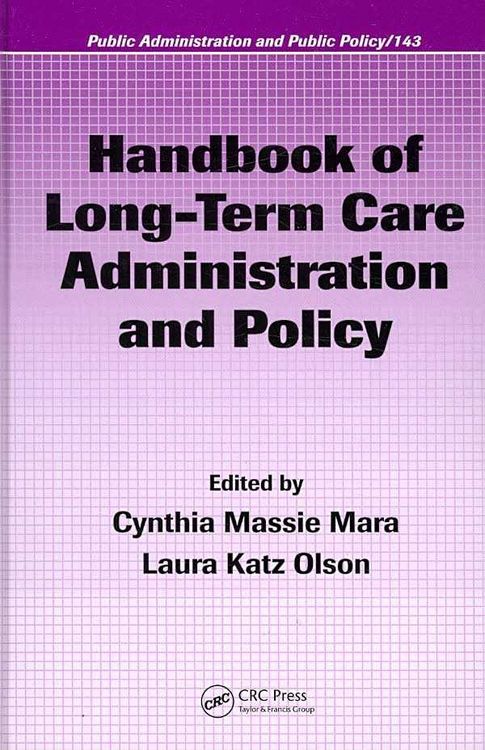 Produktbild: Handbook of Long-Term Care Administration and Policy