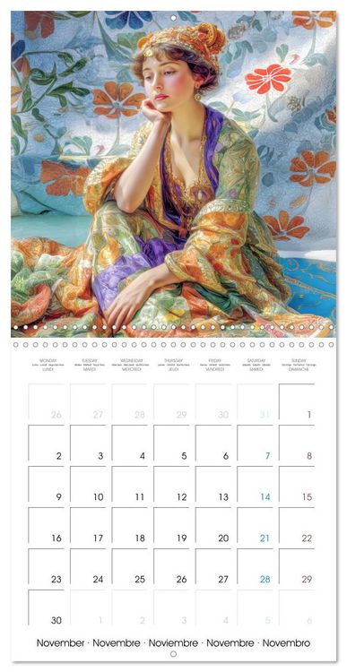 Produktbild: Stylish Women Art Nouveau Era (Wall Calendar 2026 12 &times; 12 Inch) CALVENDO 12 Month Wall Calendar
