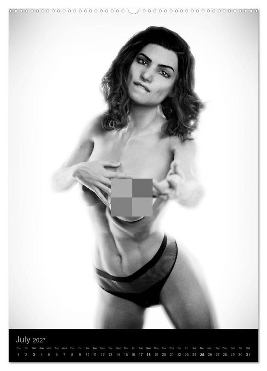 Produktbild: POWER NUDES (High Quality Premium Wall Calendar 2027 DIN A2 portrait),CALVENDO 12 Month Wall Calendar