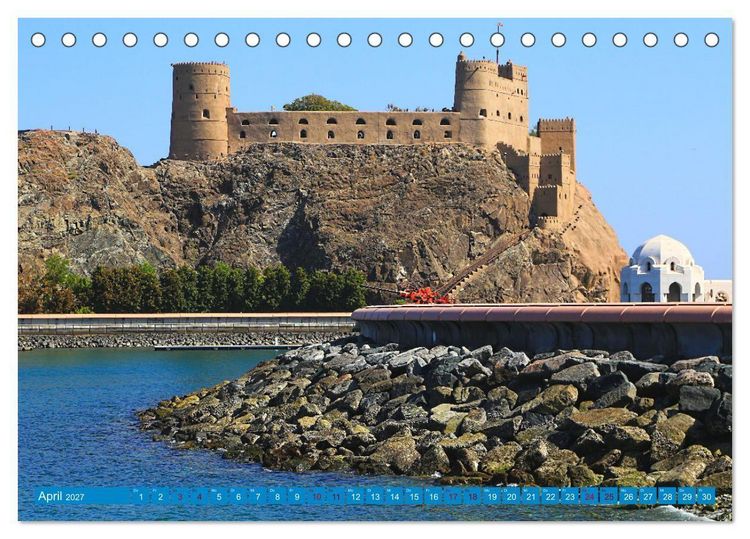 Produktbild: Unterwegs im Weihrauchland Oman (Tischkalender 2027 DIN A5 quer), CALVENDO Monatskalender