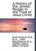 Produktbild: A History of the Jewish People in the Time of Jesus Christ