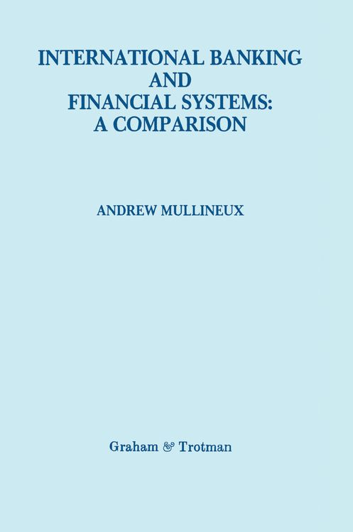 Produktbild: International Banking and Financial Systems: a Comparison
