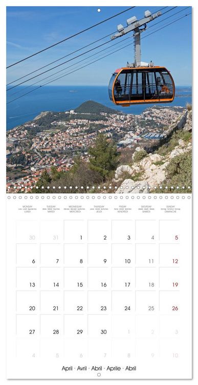 Produktbild: Dubrovnik - World Heritage Site by the Adriatic Sea (Wall Calendar 2026 12 &times; 12 Inch) CALVENDO 12 Month Wall Calendar