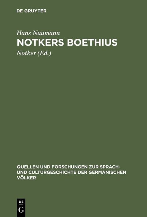 Produktbild: Notkers Boethius