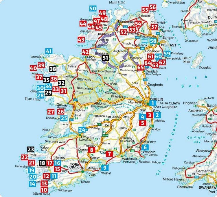 Produktbild: ROTHER Wanderf&uuml;hrer Irland mit Nordirland. 65 Touren auf der gr&uuml;nen Insel im Atlantik