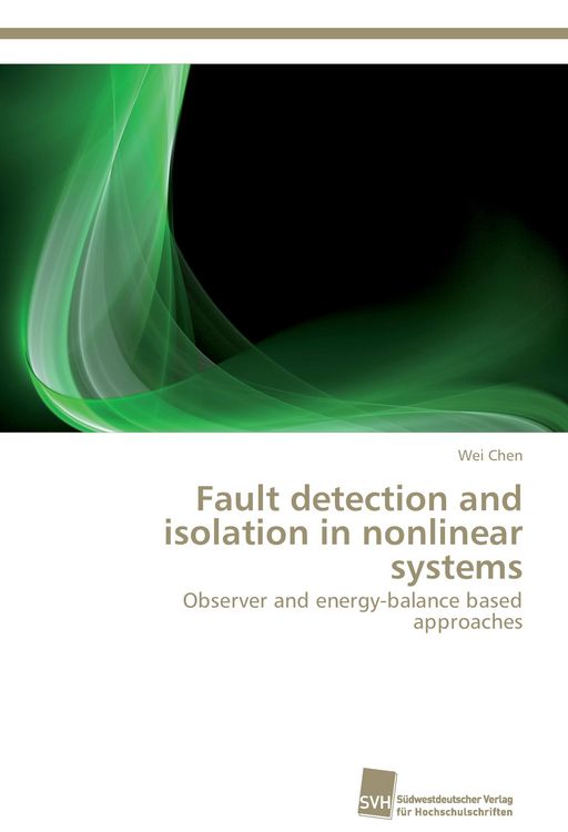 Produktbild: Fault detection and isolation in nonlinear systems
