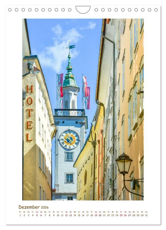 Produktbild: Salzburg - Gesichter einer Stadt (Wandkalender 2026 DIN A4 hoch), CALVENDO Monatskalender