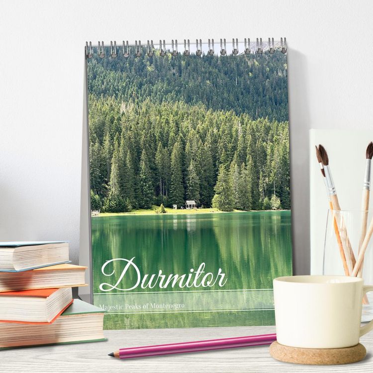 Produktbild: Durmitor &mdash; Majestic Peaks of Montenegro (Desk Calendar 2026 DIN A5 portrait), CALVENDO 12 Month DeskCalendar
