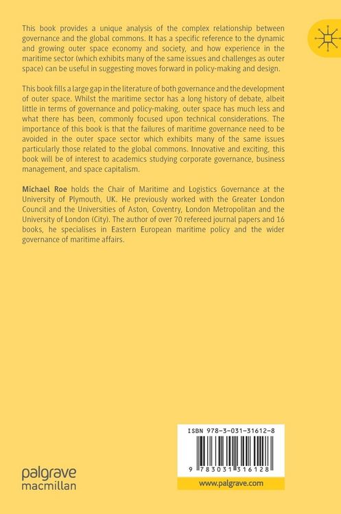 Produktbild: Governance of the Global and Extra-Terrestrial Commons