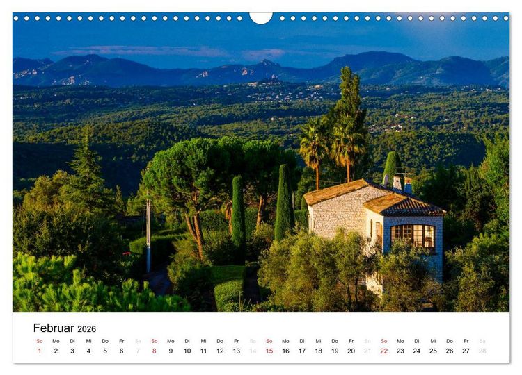 Produktbild: Cote D`Azur (Wandkalender 2026 DIN A3 quer), CALVENDO Monatskalender