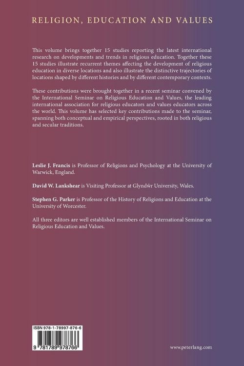 Produktbild: New directions in Religious and Values education