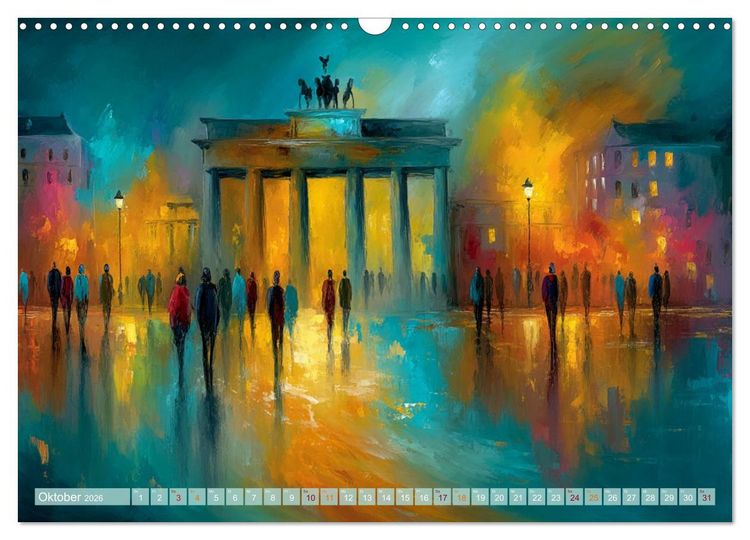 Produktbild: Visionen aus Linie und Raum (Wandkalender 2026 DIN A3 quer), CALVENDO Monatskalender