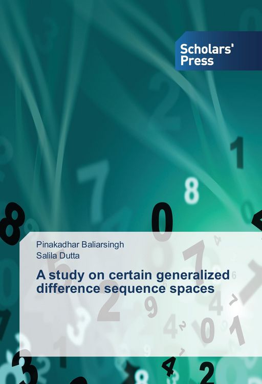 Produktbild: A study on certain generalized difference sequence spaces