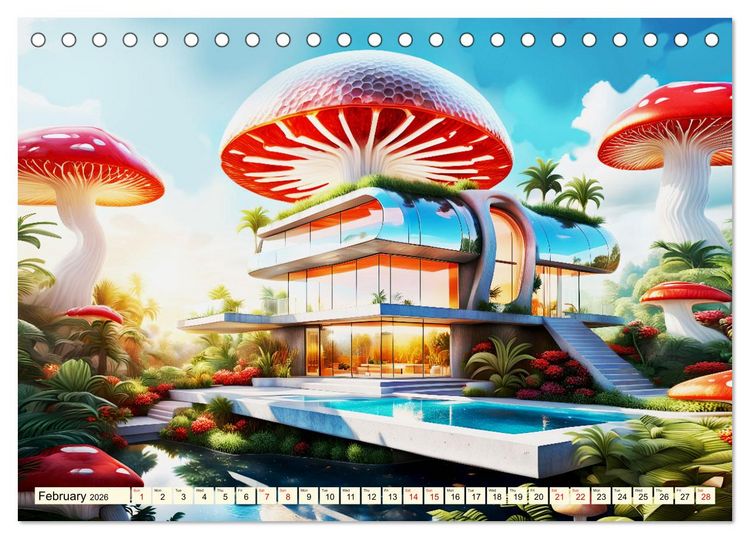 Produktbild: Glass and steel architecture (Desk Calendar 2026 DIN A5 landscape), CALVENDO 12 Month DeskCalendar