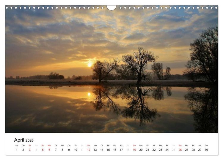 Produktbild: Morgenstimmungen 2026 (Wandkalender 2026 DIN A3 quer), CALVENDO Monatskalender