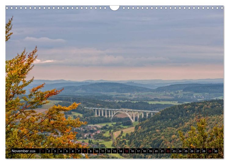 Produktbild: Br&uuml;cken des Landkreises Sonneberg (Wandkalender 2026 DIN A3 quer), CALVENDO Monatskalender
