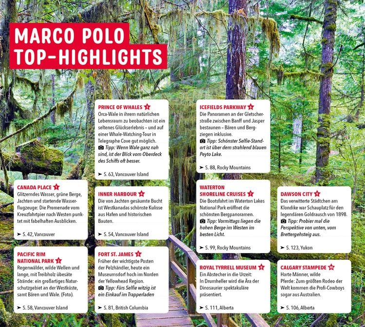 Produktbild: MARCO POLO Reisef&uuml;hrer Kanada West, Rocky Mountains, Vancouver
