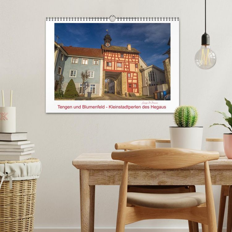 Produktbild: Tengen und Blumenfeld - Kleinstadtperlen des Hegaus (Wandkalender 2026 DIN A3 quer), CALVENDO Monatskalender
