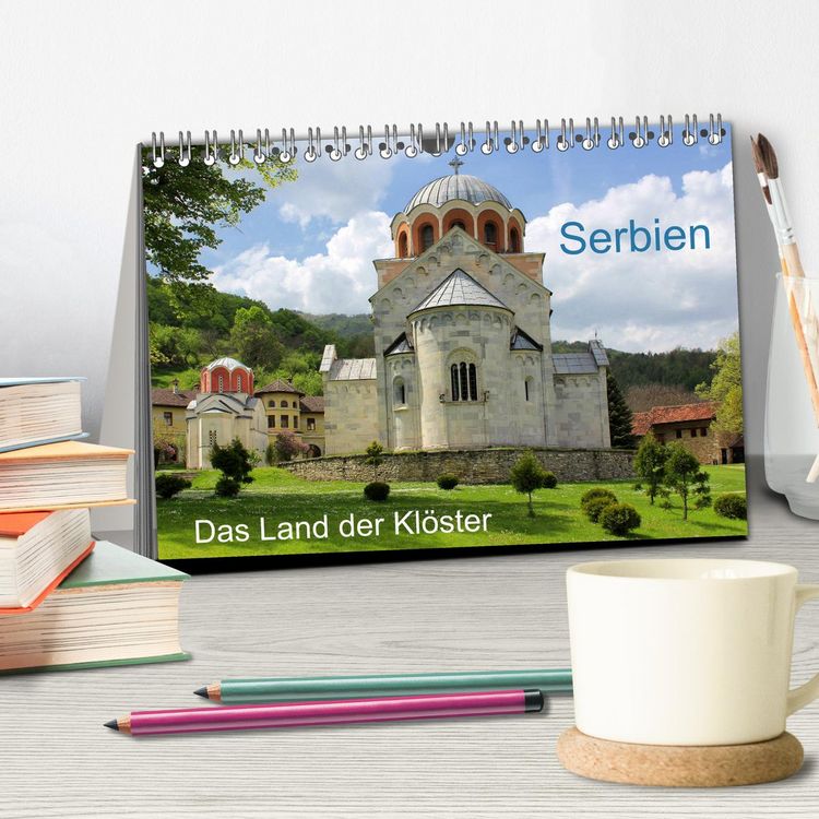 Produktbild: Serbien - Das Land der Kl&ouml;ster (Tischkalender 2026 DIN A5 quer), CALVENDO Monatskalender