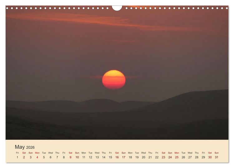 Produktbild: World sunsets (Wall Calendar 2026 DIN A3 landscape), CALVENDO 12 Month Wall Calendar