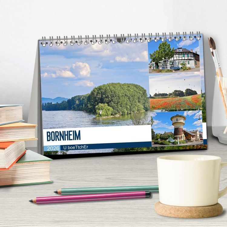 Produktbild: Bornheim (Tischkalender 2026 DIN A5 quer), CALVENDO Monatskalender